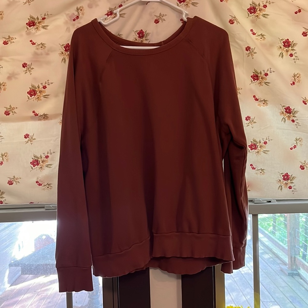 brown sweater